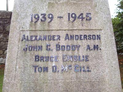 Maryculter WW2 memorial