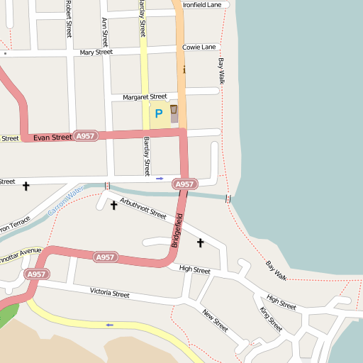 map of Stonehaven