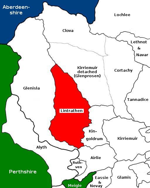 map of Lintrathen
